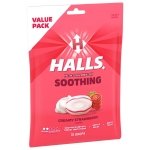 HALLS Soothing Creamy Strawberry Throat Drops, Value Pack, 70 ct - Image 12