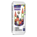 MAGNA-TILES microMAGS 24-Piece Spooky Travel Set, The Original Magnetic Building Brand