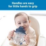 Dr. Brown's Milestones Baby's First Straw Cup, Blue, 1-Pack - Image 2