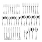 Oneida Flatware Flight 18/0 Silverware Set for 8, (45-Piece) - Image 3