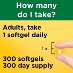 Nature Made Vitamin D3 1000 IU (25 mcg), 300 Vitamin D Softgels - Image 4