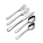 Oneida Flatware Flight 18/0 Silverware Set for 8, (45-Piece) - Image 4