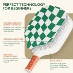Dinkly Pickleball Paddles Set of 2, USAPA Approved Pickleball Rackets - Image 2