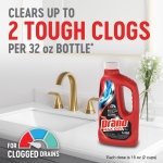 Drano Max Gel Drain Clog Remover & Cleaner, Safe for All Pipes/Septic, 32oz - Image 10