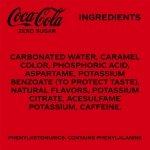 Coca-Cola Zero Sugar Soda Soft Drink Fridge Pack Cans, 12 fl oz, 12 Pack - Image 3
