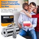 Geekman Stocking Stuffers for Men,Universal Socket Tools Men Gifts - Image 4