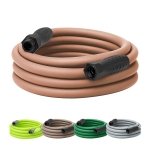 Flexzilla Colors SwivelGrip Garden Hose 5/8 in. x 25 ft., Lightweight All-Weather Water Hose, Durable and Flexible, Leak-Free Connections, Red Clay