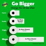 Bounty Select-A-Size Paper Towels, White, 2 Triple Rolls = 6 Regular Rolls - Image 4