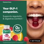 Physician's CHOICE Fiber Gummies for GLP-1 Support - No Sugar Added & Vegan - Raspberry Lemon - Natural Chicory Root Prebiotic Fiber Gummy - Digestive Health & Regularity for Women & Men - 60CT - Image 2