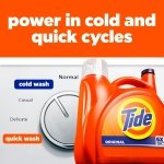 Tide Liquid Laundry Detergent, Original Scent, 125 fl oz, 100 Loads, Boosted Clean Even in Cold Water with Concentrated Washing Soap - Image 9