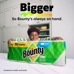 Bounty Select-A-Size Paper Towels, White, 2 Triple Rolls = 6 Regular Rolls - Image 8