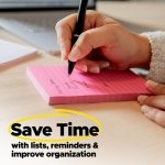 Post-it Super Sticky Notes, 3 x 3 in., Neon Fizz, 24 Pads - Image 9