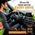 Car Air Freshener Vent Clip, 4 Pack Odor-Fighting Auto Fresheners for women - Image 4