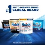 Finish Free & Clear Dishwasher Pods, Dye & Fragrance Free Detergent, 84 ct. - Image 6