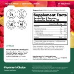 Physician's CHOICE Fiber Gummies for GLP-1 Support - No Sugar Added & Vegan - Raspberry Lemon - Natural Chicory Root Prebiotic Fiber Gummy - Digestive Health & Regularity for Women & Men - 60CT - Image 7