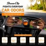 Car Air Freshener Vent Clip, 4 Pack Odor-Fighting Auto Fresheners for women - Image 2