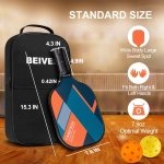 BEIVES Pickleball Paddles Set of 4, Fiberglass Rackets USAPA Approved - Image 4