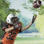 Franklin Sports 1000 Junior Youth Football - Brown + White - Image 7