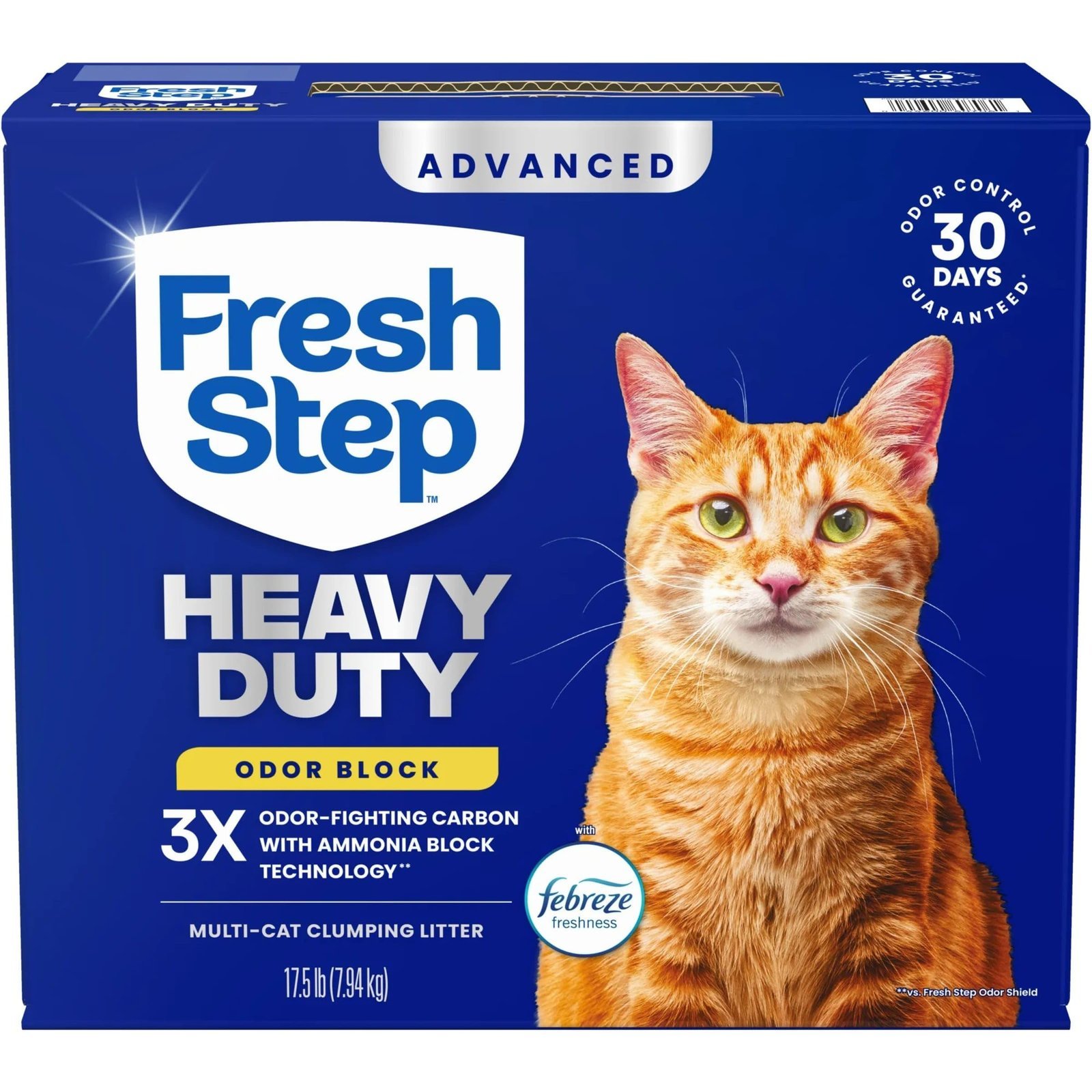 81BcDlbecL.jpg Fresh Step Advanced Heavy Duty Multi Cat Clumping Cat Litter, 17.5 lb. - Image 1