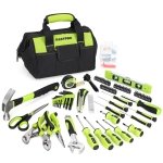 FASTPRO 220-Piece Home Tool Set, Household Repairing Tool Kit, Green