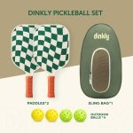 Dinkly Pickleball Paddles Set of 2, USAPA Approved Pickleball Rackets - Image 8