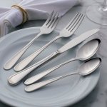 Oneida Flatware Flight 18/0 Silverware Set for 8, (45-Piece) - Image 9