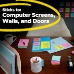 Post-it Super Sticky Notes, 3 x 3 in., Neon Fizz, 24 Pads - Image 8