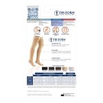 Truform 20-30 mmHg Compression Stockings for Men and Women, Thigh High Length, Dot Top, Closed Toe, Black, Medium - Image 8