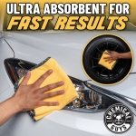Chemical Guys Miracle Dryer Microfiber Drying Towel for Cars, Yellow - Image 5