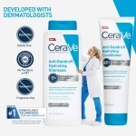 CeraVe Hydrating Anti Dandruff Shampoo, Itchy Scalp Treatment, 12oz - Image 7