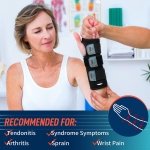 FEATOL Carpal Tunnel Wrist Brace Night Support, Adjustable Right Hand Brace - Image 3