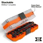 KLEIN TOOLS 65431LP KNECT Ratcheting 17-in-1 Low-Profile Socket Wrench Set - Image 8