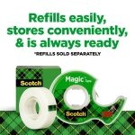 Scotch Magic Tape, 3 Dispensered Rolls, 3/4 x 300 Inches, Clear - Image 7