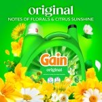 Gain Liquid Laundry Detergent, Freshness, Odor Defense, High Efficiency Washing Machine Liquid Laundry Soap, Original Scent, 132 fl oz, 100 Loads (Packaging May Vary) - Image 4