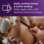 Philips Avent Natural Baby Bottles, Slow Flow, 4 oz, BPA-Free, 4-Pack - Image 5
