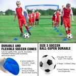 2 Pack Soccer Goal - Backyard & Indoor 4X3 ft Kids Soccer Goals - Image 5