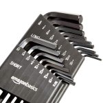 Amazon Basics 36-Piece Allen Wrench/Hex Key Set, SAE & Metric Sizes, Chrome Vanadium Steel with Long Arm, 2 Organized Storage Cases - Image 4