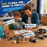 okk Robot Building Kit for Kids Ages 6-12, Remote Control STEM Coding Toy - Image 3