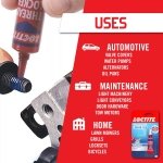 Loctite Threadlocker Blue 242 - Removable Thread Lock Glue for Nuts, Bolts, & Fasteners, Medium Strength Screw Glue to Prevent Loosening & Corrosion - 6 ml, 1 Pack - Image 4
