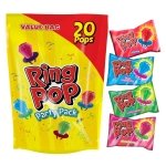 Ring Pop Halloween Candy Lollipops, 20 Count, Assorted Flavor Party Favors