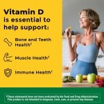 Nature Made Vitamin D3 1000 IU (25 mcg), 300 Vitamin D Softgels - Image 2