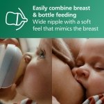 Philips Avent Natural Glass Baby Bottles, Slow Flow, 4 oz, BPA-Free, 4-Pack - Image 6