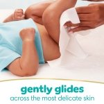 Pampers Sensitive Baby Wipes, Unscented, Fragrance Free, Clinically Proven, Water Based, Hypoallergenic, Multi-Use, Hand Wipes, 1008 Wipes Total (18X Flip-Top Packs) - Image 9