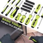 FASTPRO 220-Piece Home Tool Set, Household Repairing Tool Kit, Green - Image 8