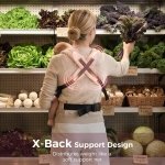 Momcozy PureHug Baby Carrier - Ergonomic, Cozy and Lightweight for 7-45 lbs - Image 4