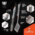 Dalstrong BBQ Spatula & Locking Tongs Set - 18" Spatula & 16" Tongs - Image 6