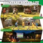 Happy Jump Portable Soccer Goal 7x5 & 5x3.6 FT, Large-Frame Training Net - Image 10