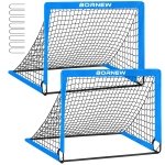 2 Pack Soccer Goal - Backyard & Indoor 4X3 ft Kids Soccer Goals