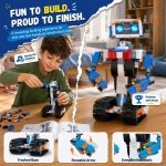 okk Robot Building Kit for Kids Ages 6-12, Remote Control STEM Coding Toy - Image 5