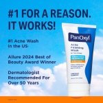 PanOxyl 10% Benzoyl Peroxide Acne Foaming Wash, Maximum Strength, Daily Acne-Fighting Face and Body Cleanser, Face Wash to Clear, Treat and Prevent Acne Pimples and Stubborn Breakouts, 5.5 Oz Tube - Image 3